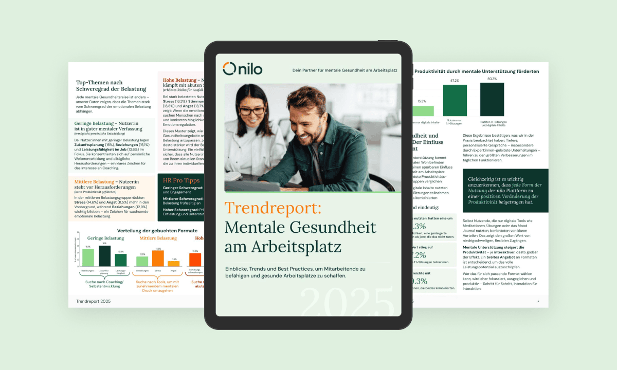 Trendreport: Mentale Gesundheit am Arbeitsplatz